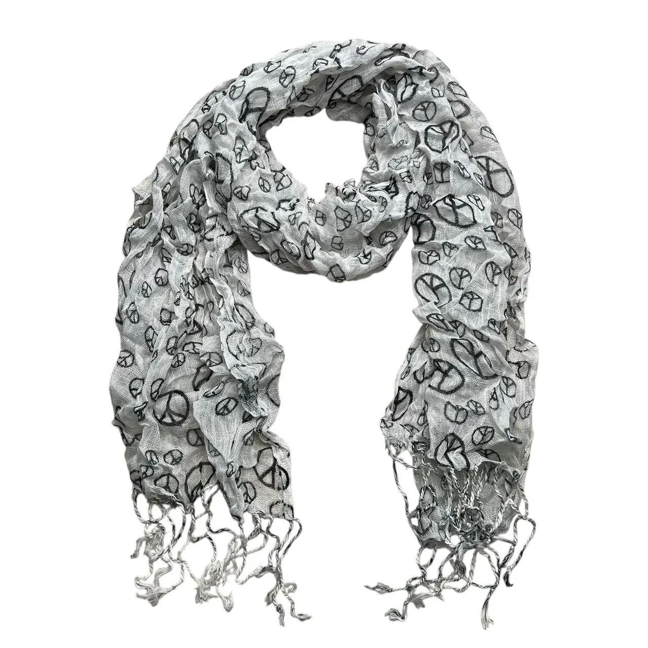 Free shipping; women's autumn scarf made from a comfortable cotton-polyester blend. Lightweight design—perfect for everyday wear, travel, the beach, parties, and holidays.