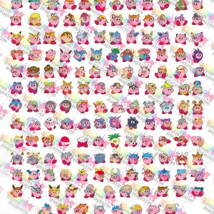 Character Waterproof Stickers - Vibrant Character Designs for Kids & Collectors