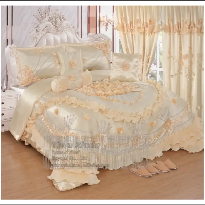 10pc Set Wedding Comforter King Size - Includes 10 Pieces for Cozy Home Decor All-Season Bedding Hypoallergenic & Easy Care