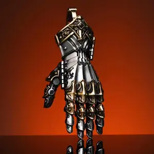 New Mechanical Hand Pendant Necklace | God's Hand | Mechanical Style | Movable Joints | Cyberpunk Style | Fashion Accessory | Trendy Jewelry | Party Ornament | Ideal Gift Choice | Hip-Hop Style |