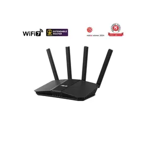 ASUS RT-BE58U WiFi 7 AiMesh Extendable Router, 4K-QAM, MLO, AI Detection 2.5G WAN/LAN port , Four 1G ports, Commercial-Grade Network Security, Parental Control, IoT network, Kid’s network, VPN network
