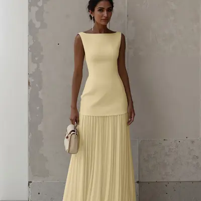 Yellow Semi Formal Dress - TikTok Shop Yellow Semi Formal Dress - TikTok Shop