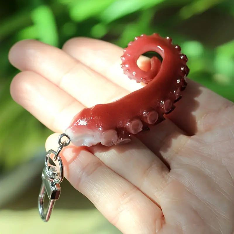 1/20pcs Charming Octopus Keychain - Cute PVC Animal Charm for Bags & Backpacks, Perfect Valentine's Gift for Her, Bag Pendant Keychain, Key Charms, Charismatic Keychain, Keychain Decor