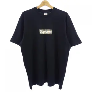 Pre-owned Supreme Cotton Small Leather Goods Burberry Box Logo T Shirt