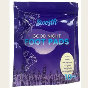 Lavender Sleep Patches Gift Set - 10 Pcs(5 pairs)  Herbal Foot Patches for Relaxation, Christmas Birthday Gifts Good Night Foot Pads for Detoxifying Heavy Metals Air Water Metabolic Waste & Industrial Chemical Pollutants