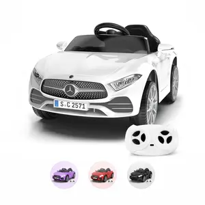 [Summervibes] Mercedes-Benz CLS 350 12V Kids Ride-On Toy Car with Parents Control Four Wheels Suspension Music LED Lights USB Gift for Kids Perfect Gift