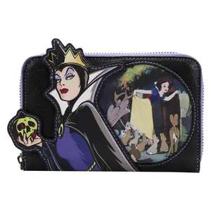 Villains Scenes Evil Queen Zip Around Wallet Villains Scenes Evil Queen Zip Around Wallet