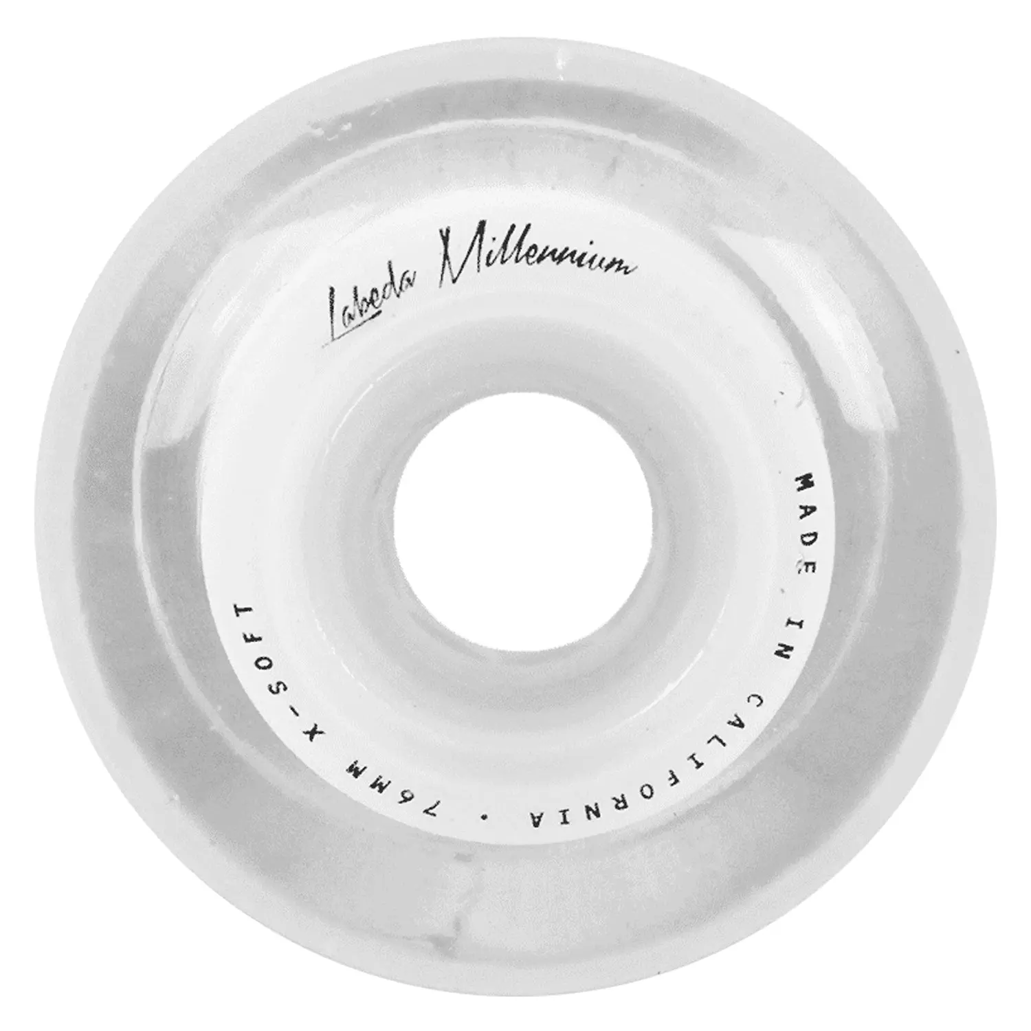 Labeda Roller Hockey Wheels - Millennium Gripper 76mm 74A White (Single)