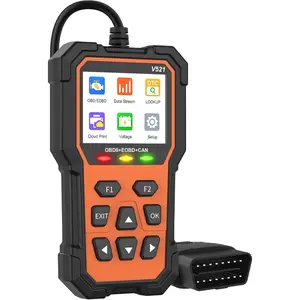 OBD2 Scanner [Pro Edition] - Full System  &  Code Reader with Check Engine Reset, Live Data, Mode 6 & 8, EVAP &  Sensor Test, Cloud Print - Universal OBDII/EOBD Scan Tool