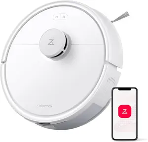 Roborock Q7 M5 Robot Vacuum & Mop Combo 8000Pa HyperForce Suction LiDAR Navigation Dual Anti-Tangle APP Controlled for Pet Hair Carpet White