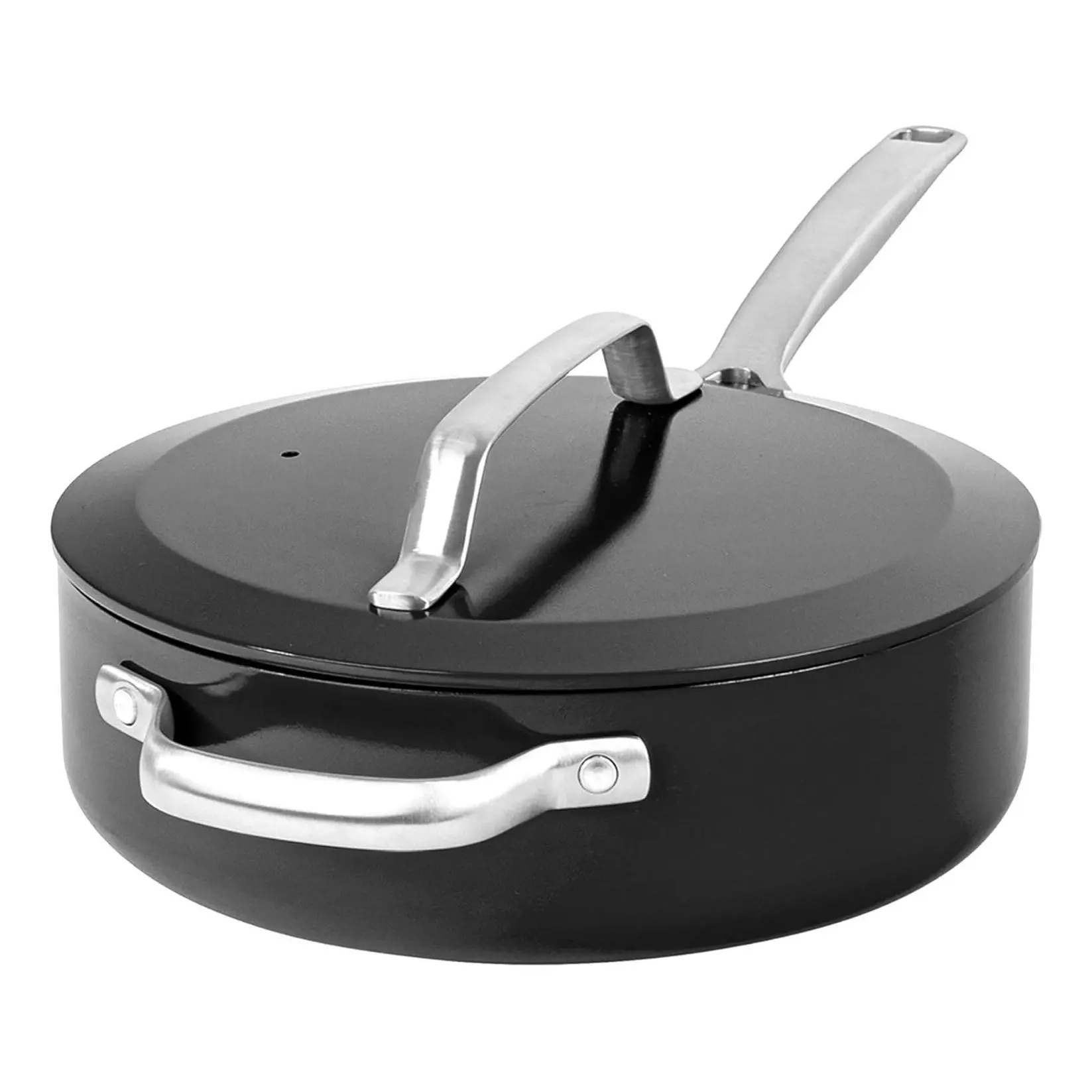 Gotham Steel Modern 4 Qt Ceramic Nonstick SautePan with Lid