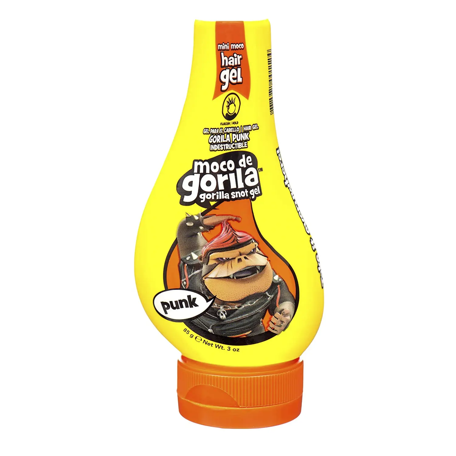 Moco De Gorila Snot Hair Gel, Punk Indestructible Formula with Long-Lasting & Weatherproof Hold, Fragranced Haircare, 3 oz