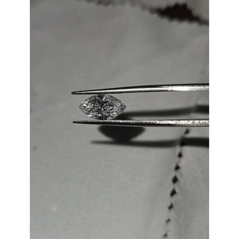 1.51ct E VVS2 Marquise Brilliant Lab-Grown Diamond with Excellent Polish and Symmetry, CVD Type IIa, No Fluorescence