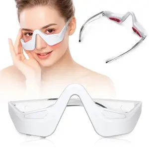 Eye Massager 3D Microcurrent Technology Relaxing Adjustable Eye Massage Tool Fatigue Relief Dark Circles Smooth Fine Lines Beauty Eye Care Device