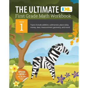 IXL The Ultimate 1st Grade Math Workbook, Mathematics Book for Kids Ages 6-7 Covering Addition, Subtraction, Place Value, Geometry, Counting Money, Measuring, and More Paperback – December 1, 2019