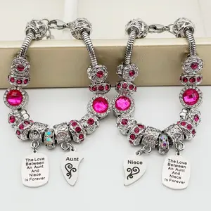 Aunt Niece Infinite Love Bracelets