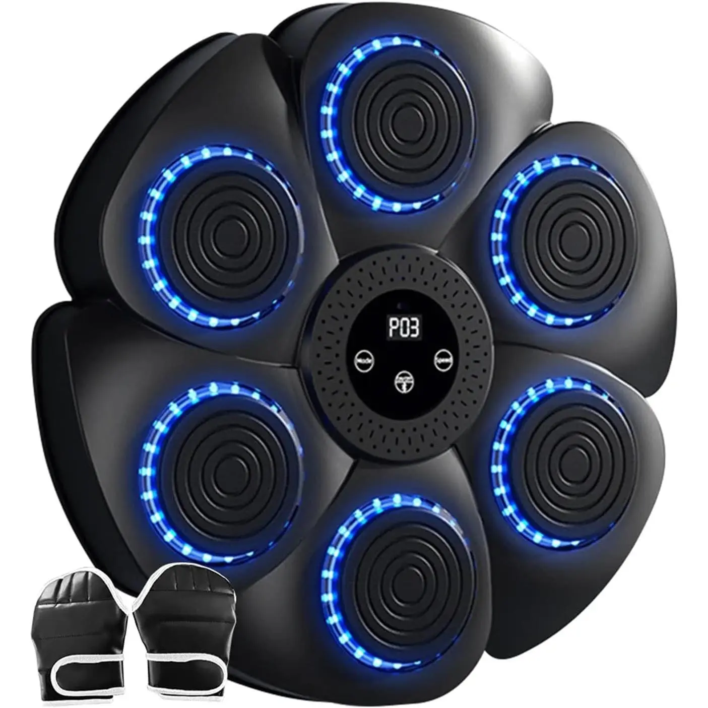 Smart Bluetooth Music Boxing Machine Adjustable Boxing 9 Speed Modes and Counting Mode Fun-Filled and Safe Exercise for Adults Children