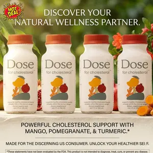 Cholesterol Support Shot 2oz – Supports Heart Health & Balanced Cholesterol Levels | Vegan, Sugar-Free, Non-GMO
