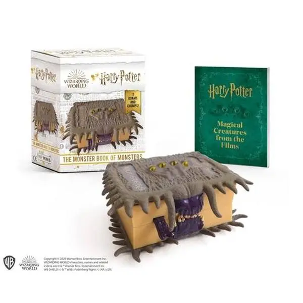 Harry Potter: The Monster Book of Monsters - Witchcraft Magical Collectible Book, Roams and Chomps, Donald Lemke, Paperback, Ideal Gift for Children's Literature Fans