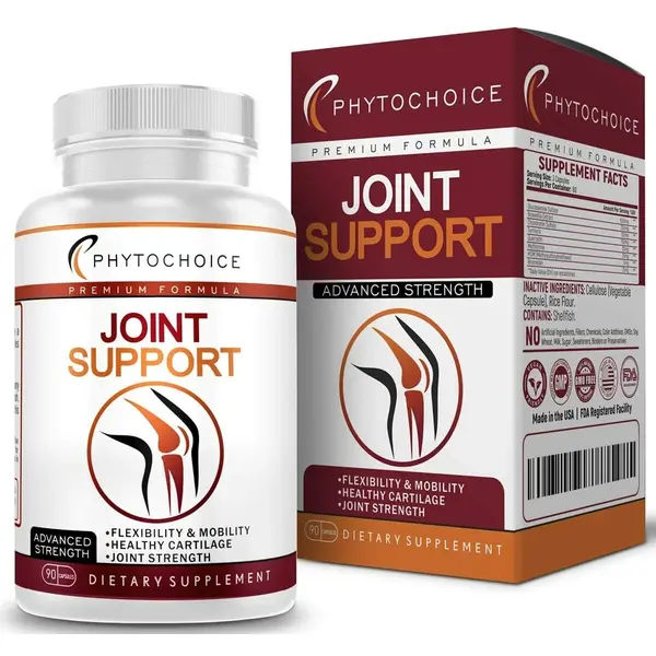Glucosamine Chondroitin MSM Joint Supplements for Men & Women Pain Relief 90 Cap