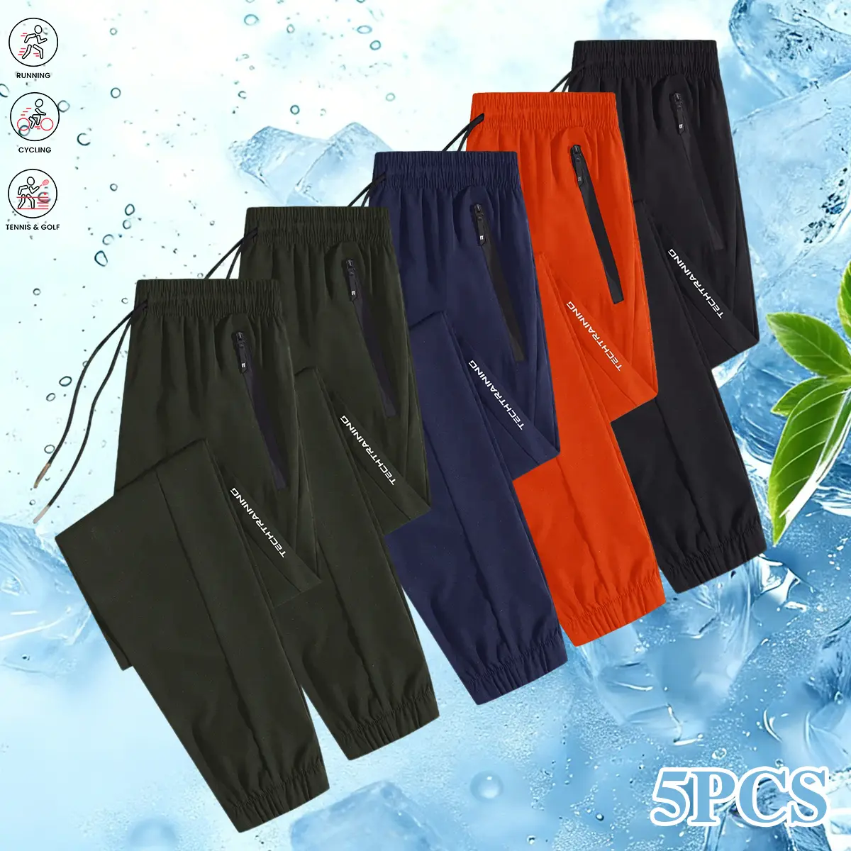 Green + Green + Blue + Orange + Black