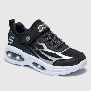 S Sport By Skechers Boys' Hudson Sneakers - Black 6