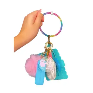 💎 LIMITED EDITION Cotton Candy Inspired Blingy Bluetooth Keychain – Stylish & Smart!