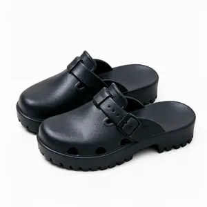 2026 new Breathable EVA slip-on mules with an adjustable buckle back strap. Featuring a non-slip thick sole for all-day comfort, ideal for casual indoor and outdoor use.