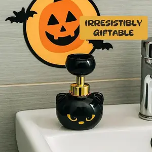 Cute cat paw foam soap dispenser, cat paw print soap, cat soap dispenser that produces claw-shaped bubbles. Suitable as a gift for friends and family. Foam hand dispenser, cat paw print soap pump bottle.