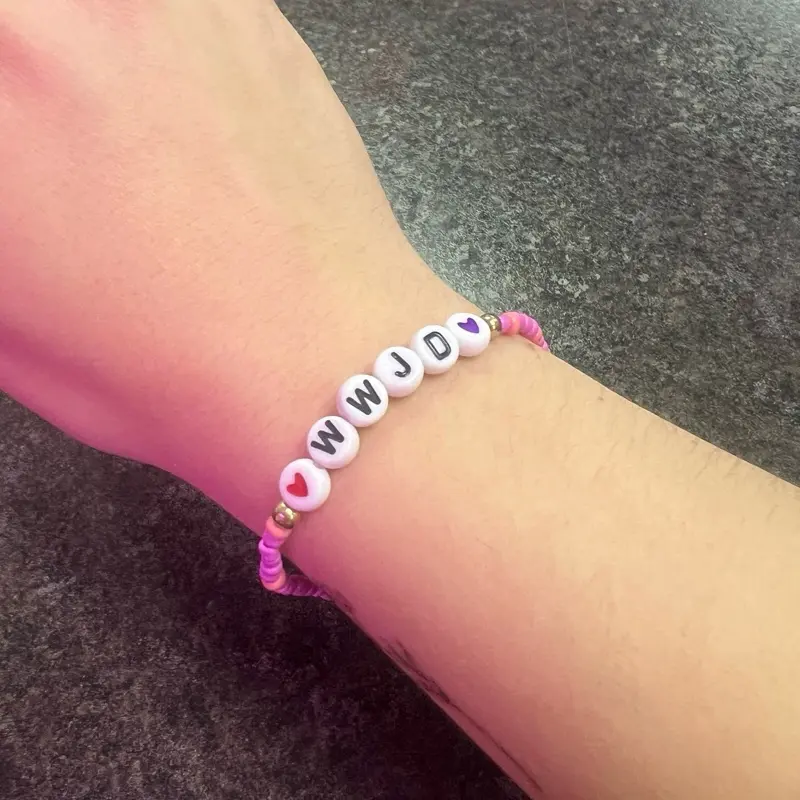 Pink WWJD Bracelet
