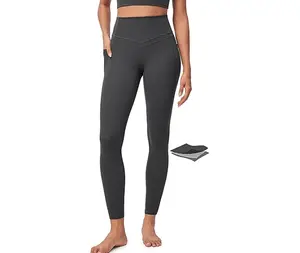 IUGA Compression Leggings with Pockets for Women - High Waist, Seamless Design, Comfortable Fit for Workouts and Everyday Wear halar a High Waisted Tummy Control