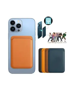 Magnetic Leather Wallet Card Holder Macsafe Case for Magsafe IPhone 13 14 15 16 17 Pro Max Plus 12 Mini 11 IPhone14 Mac Safe Back Cover