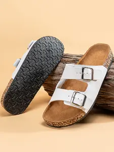Men's Slip-On Sandals, Comfortable Cushioned Sole, Ideal for Daily Wear & Outdoor Activities, Casual Footwear for Men