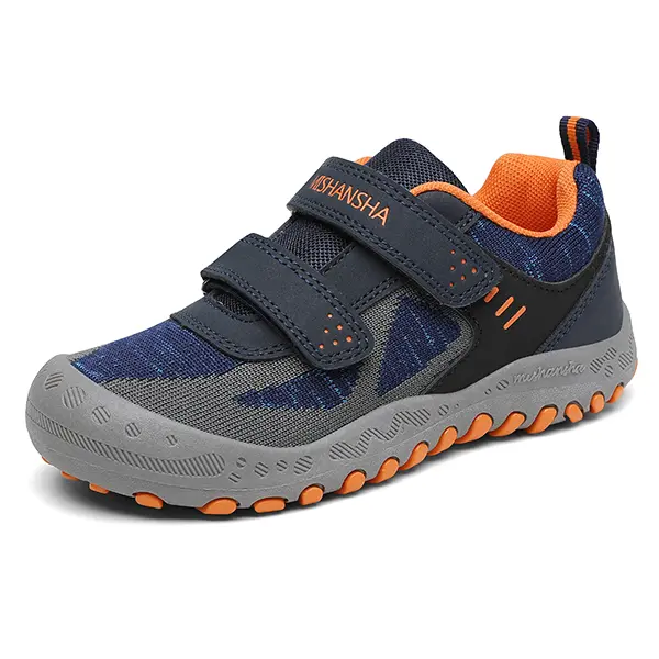 Mishansha Kids' Hiking Shoes, Low Top Lightweight Breathable Trainers with Round Toe, Water Resistant Nonslip Athletic Footwear for School & Climbing, Anti Skid Trainers, Nonslip Trainers