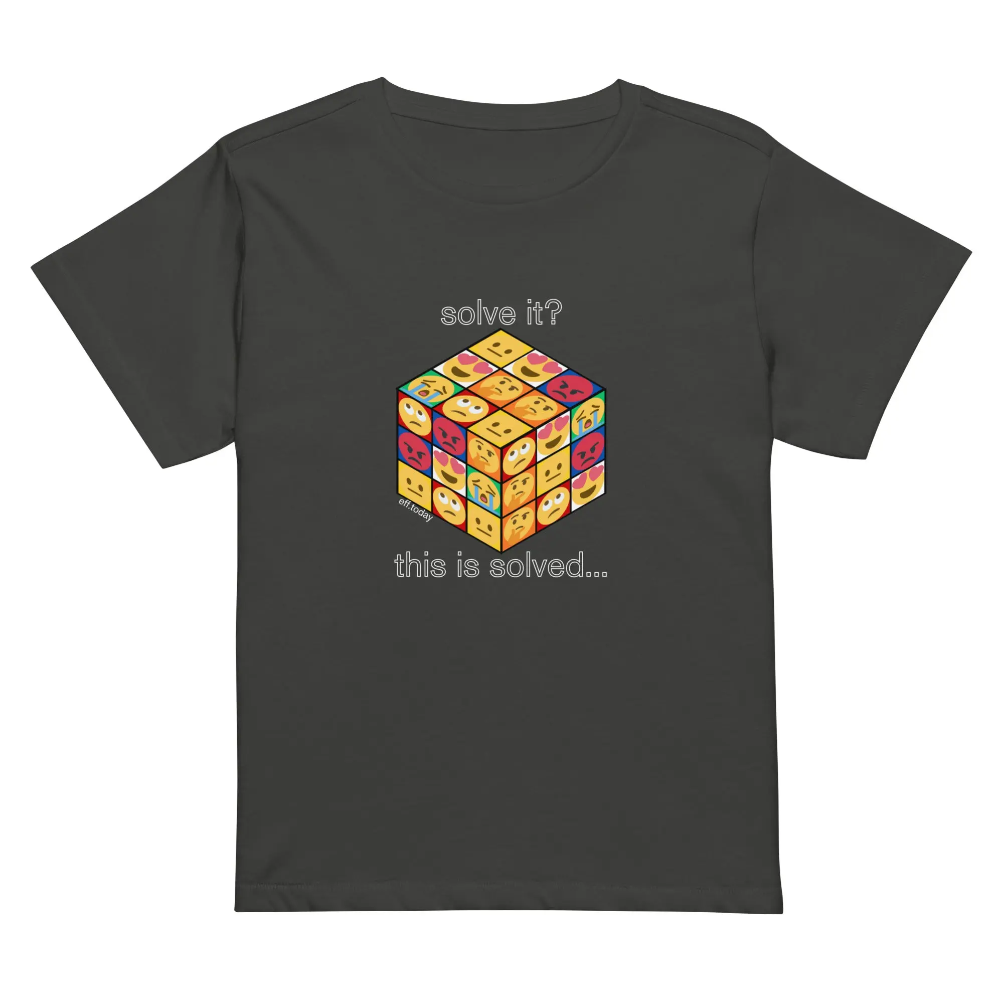 this is solved Women’s high-waisted t-shirt