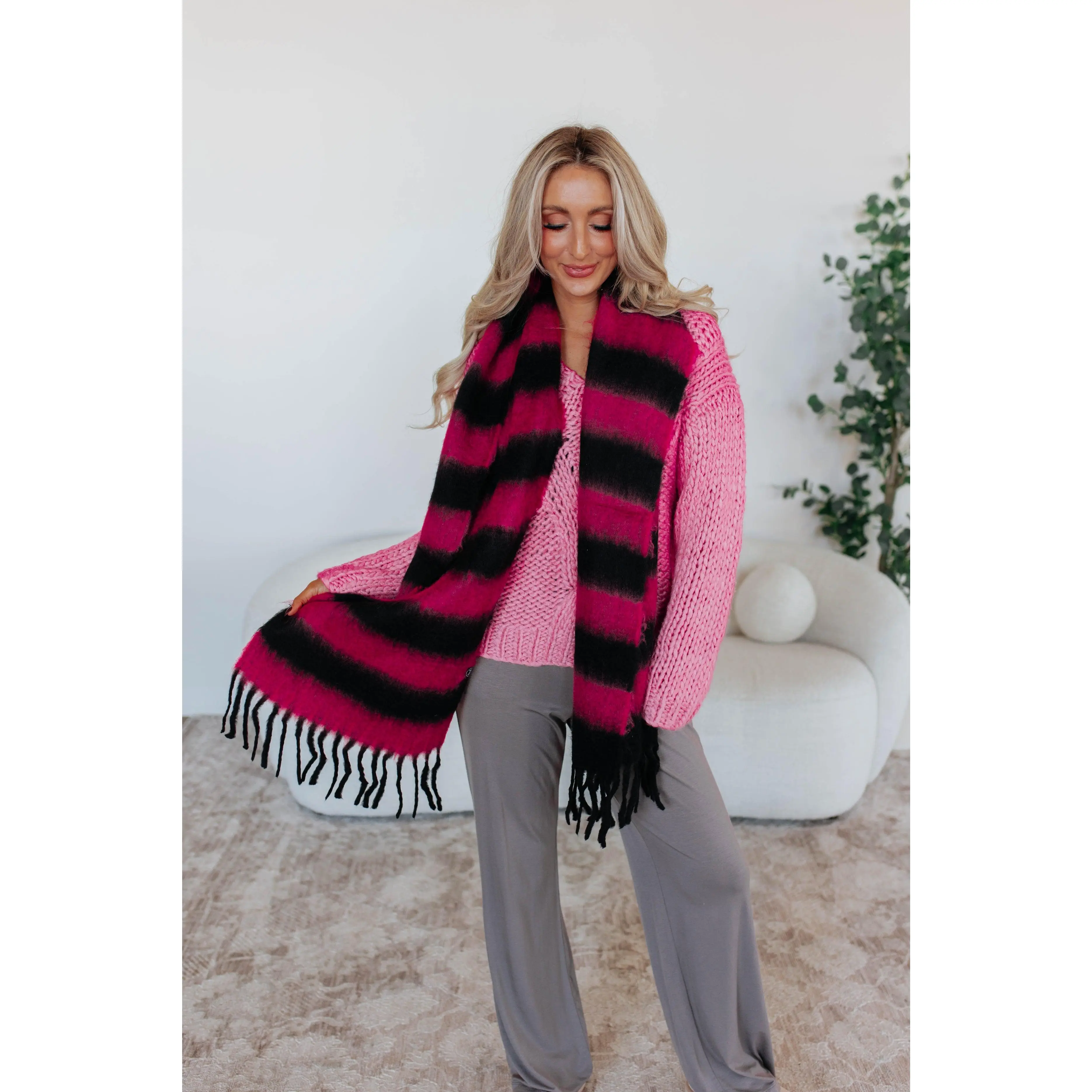 Ezrah Striped Scarf
