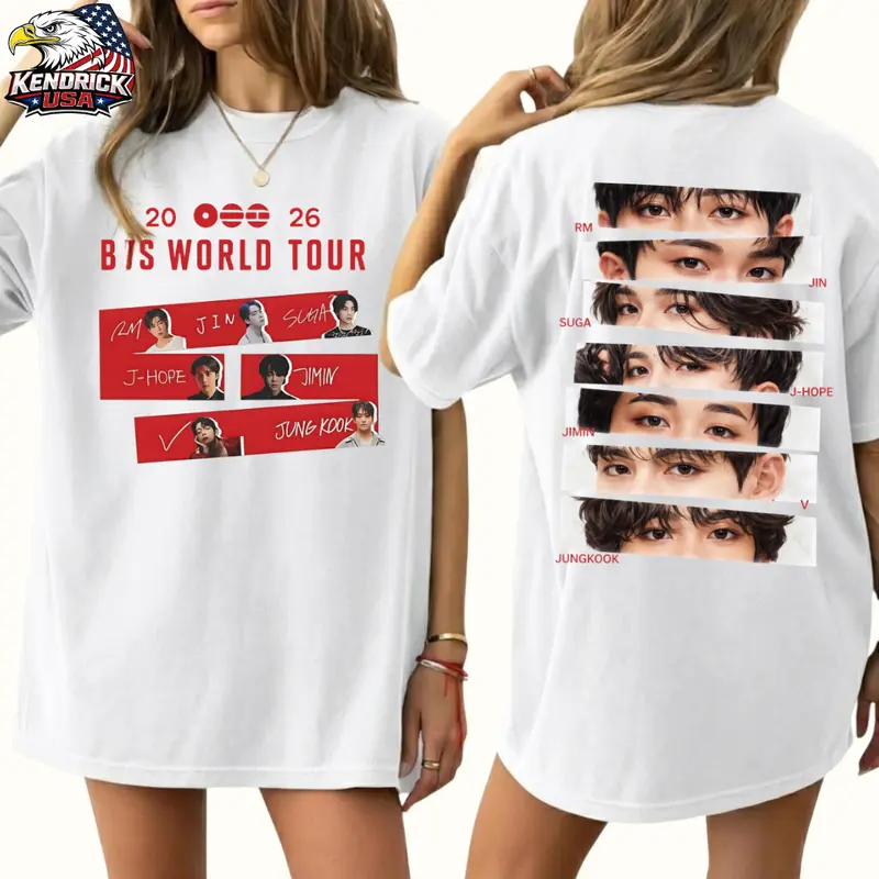 BTS LYS SYS final Tシャツ　bts BTS World Tour 2026-2027 Graphic T-Shirt, Kpop Concert Tee, FAST