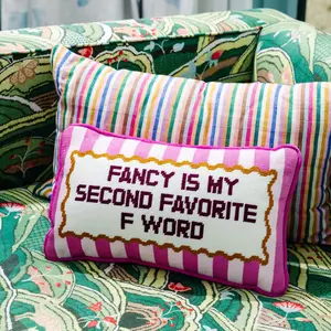 Fancy Needlepoint Pillow