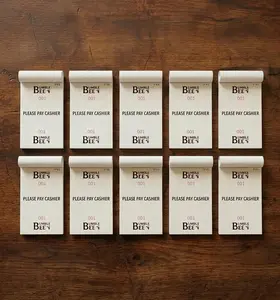 Barber Service Tickets - Bumble Bee 10-Pack (1000 Total) - Professional Shop Pads 001-100