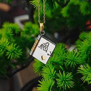 Book Necklace for Granddaughter with gift box