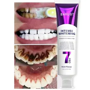 Super Whitening Brightening Toothpaste, Deep-Cleaning Formula for Fresh Breath and Healthy Teeth, Suitable for Home and Travel Use