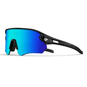 Torege Wraparound Sports Sunglasses for Women And Men- Ultra Lightweight and Durable - Lifetime Warranty - Ideal for Baseball, Football,Cycling, Hiking, Fishing, Golf, and Running