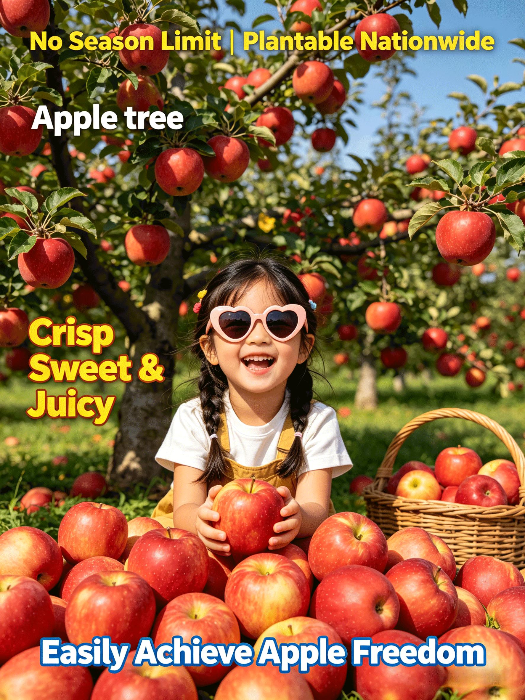 Apple Tree Seedlings for Home Garden  Beginner Friendly Fruit Tree Easy to Grow Backyard Gardening Starter Plant