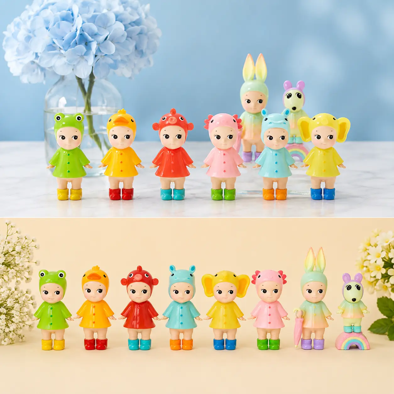 All Series Sonny Angel Mini Figures – I Love Rainy Day Series | Adorable Kawaii Collectible | Phone, Computer & Bag Decor | Blind Box Mini Figure | Perfect Gift for Fans of Cute Collectibles