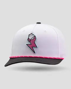 Electric Arms Rope Cap - White