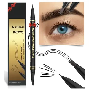 2-in-1 Brow Pencil – Dual-Ended Eyebrow Pen for Perfectly Defined Brows Precision Brow Pen for Natural, Long-Lasting Brows