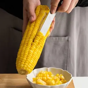 Stainless Steel Corn Graining Tool: Effortless Corn Kernel Removal for Kitchen Tasks