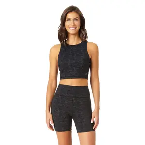 Anne Cole Active - Women's High Neck Crop Top