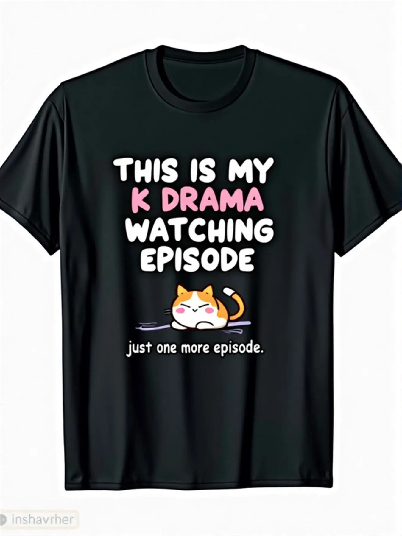 Korean Drama Fan T-Shirt _ 220gsm Casual Round Nec unisex soft cotton short sleeve t shirt, vintage graphic casual tee for men women teens, perfect birthday holiday gift for camping travel gym daily street casual wear