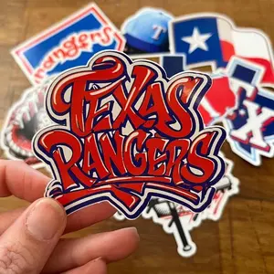 Texas Baseball Rangers Decal Sticker
